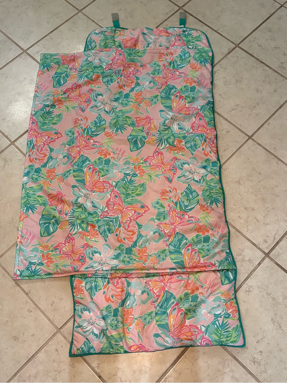 Pottery Barn And Lilly Pulitzer Nap Mat Monogrammed Callyn